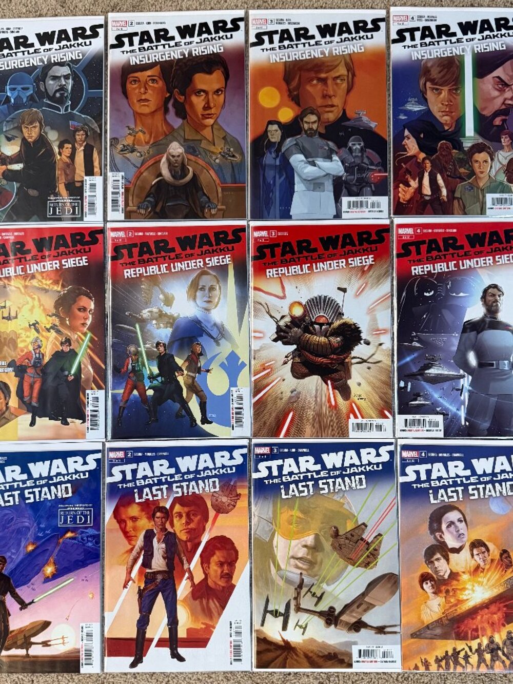 STAR WARS The Battle of Jakku Comic Set of #1-12  (Issue #7 is a Variant)